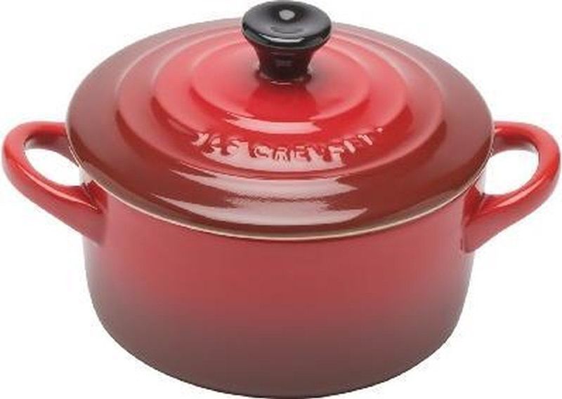 Le Creuset - Mini Stoofpannetje - Kersenrood - 10 cm