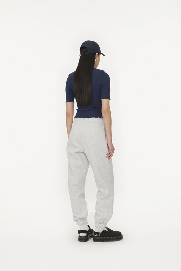 ROTATE Birger Christensen Heavy Sweatpants Light grey melange
