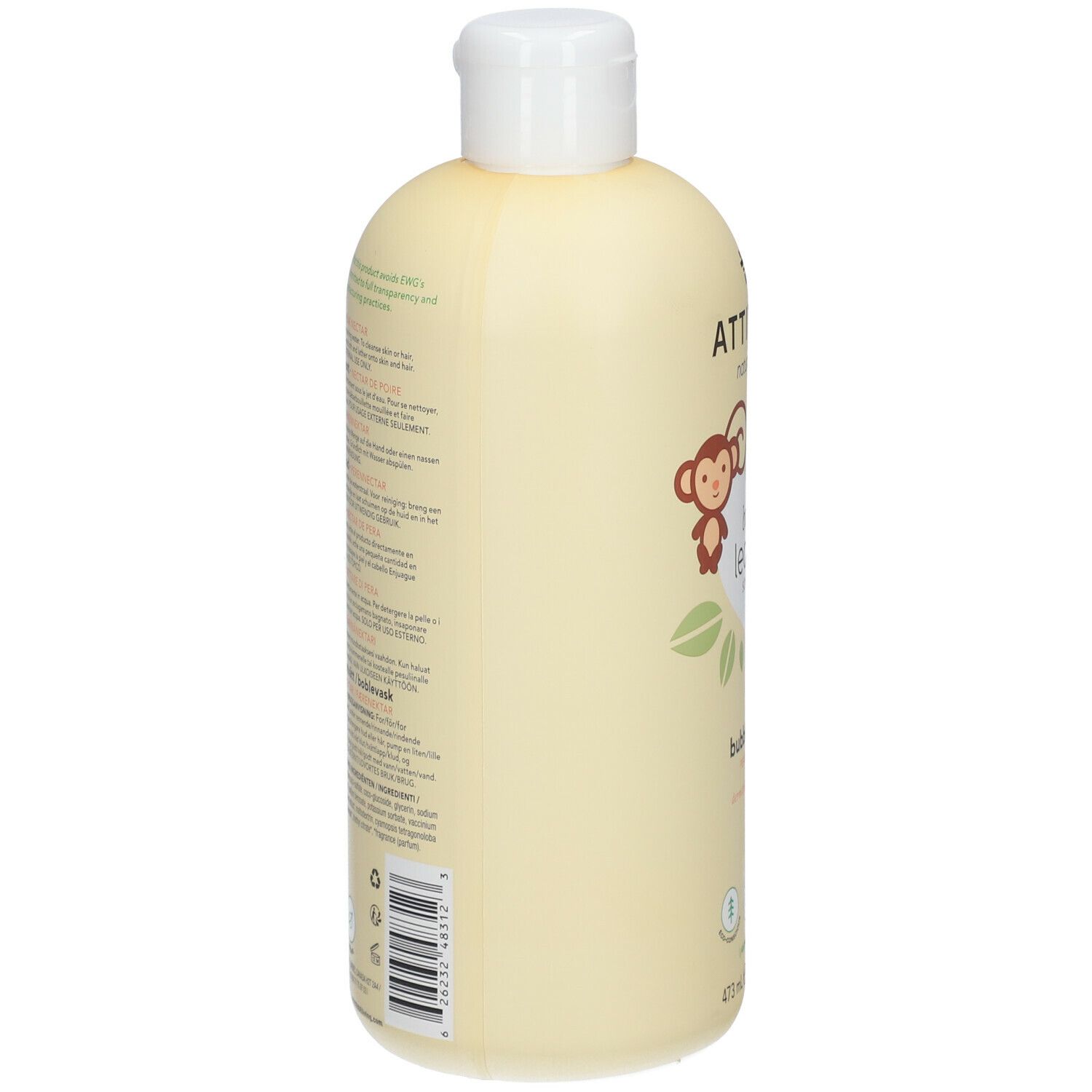 ATTITUDE® baby leaves™ bubble wash