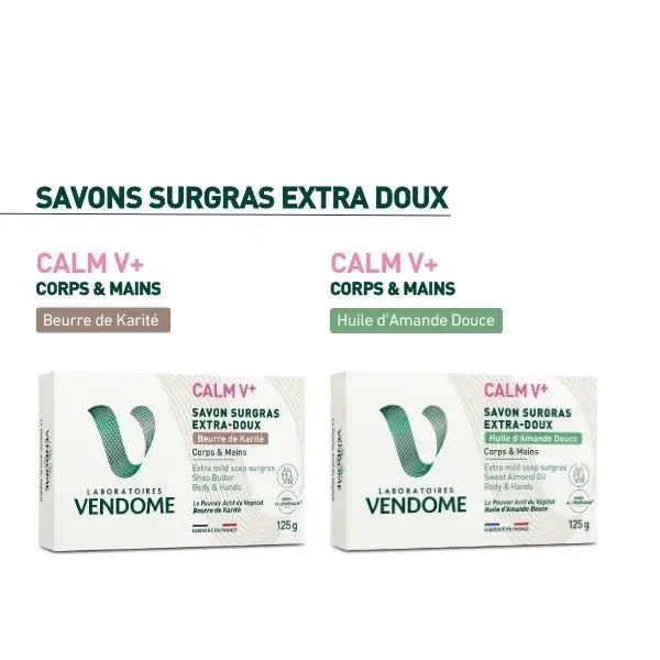 Vendôme Laboratories - Sabonete Extra Suave Superengordurado com Óleo de Amêndoas Doces CALMV+ 125g