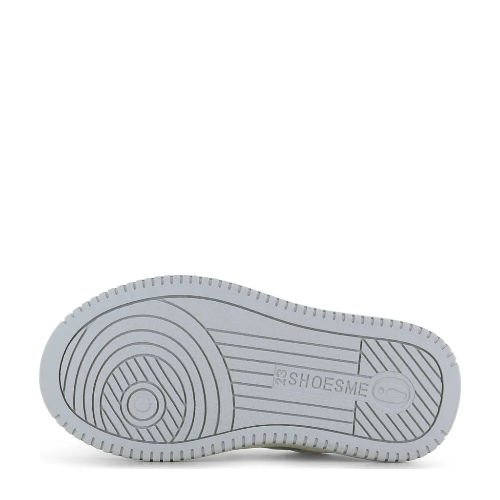 Shoesme leren sneakers wit/groen
