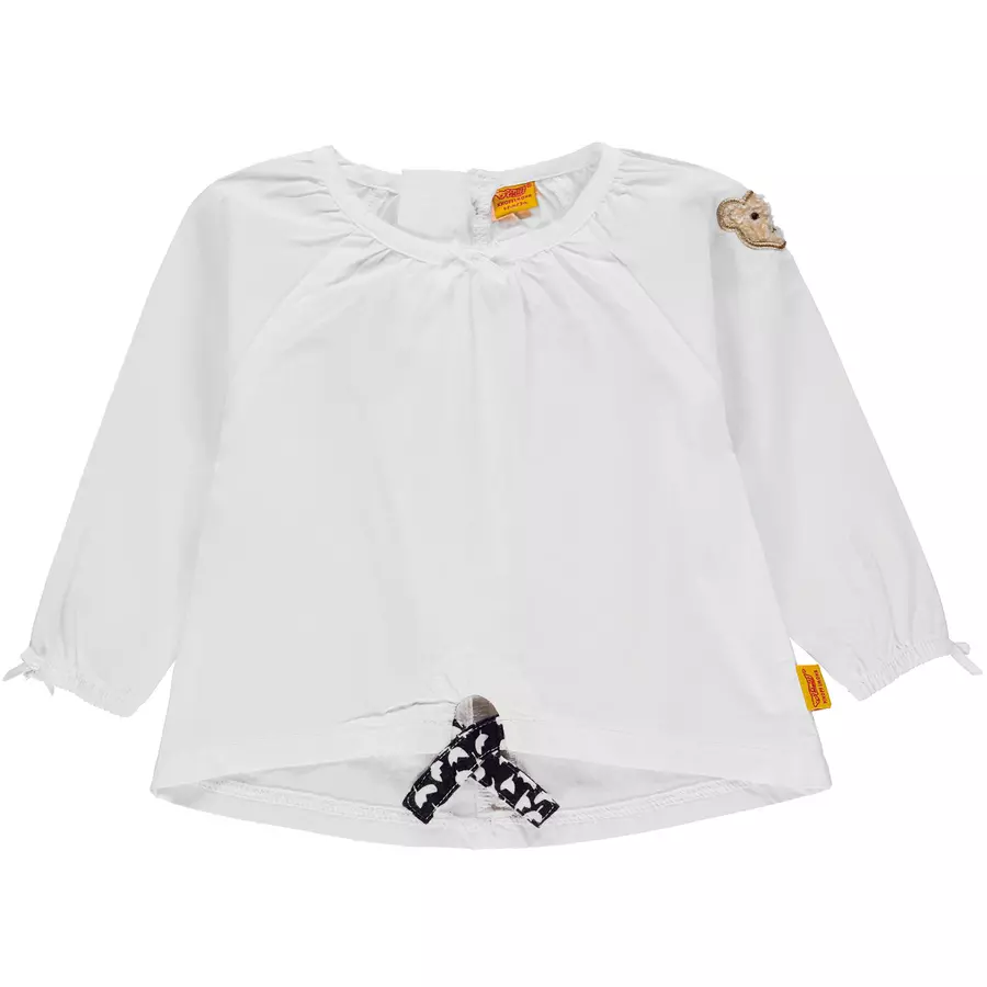 Steiff Girls Bluse, weiß