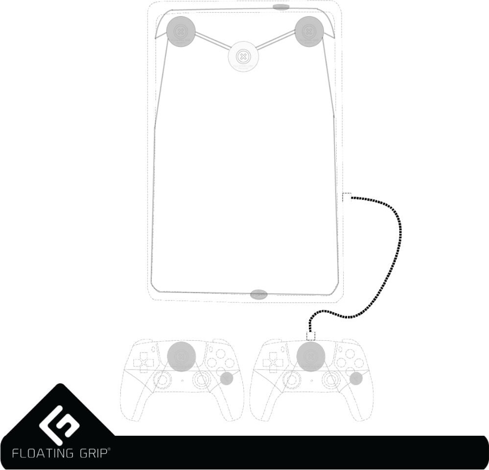 Floating Grip - USB-C Kabel - 0,5 Meter - Sort