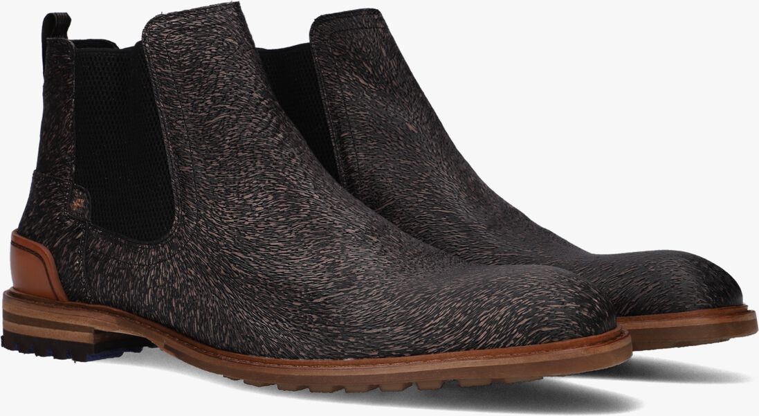FLORIS VAN BOMMEL grijze floris van bommel nette schoenen sfm-60002