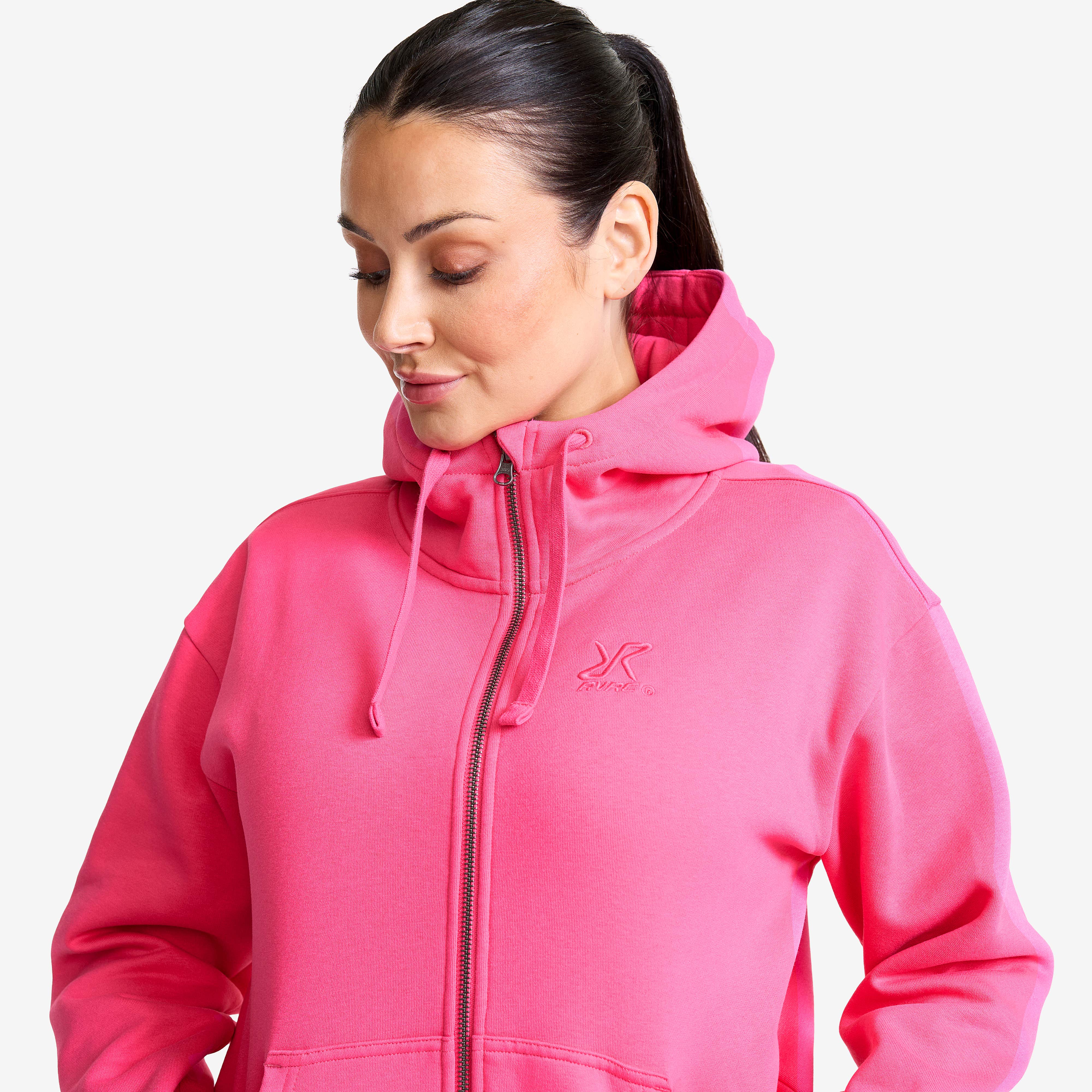 RVRC Full-zip Hoodie Dame Fandango Pink