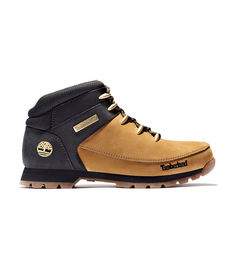 Botas de couro Timberland Euro Sprint Hiker, amarelas