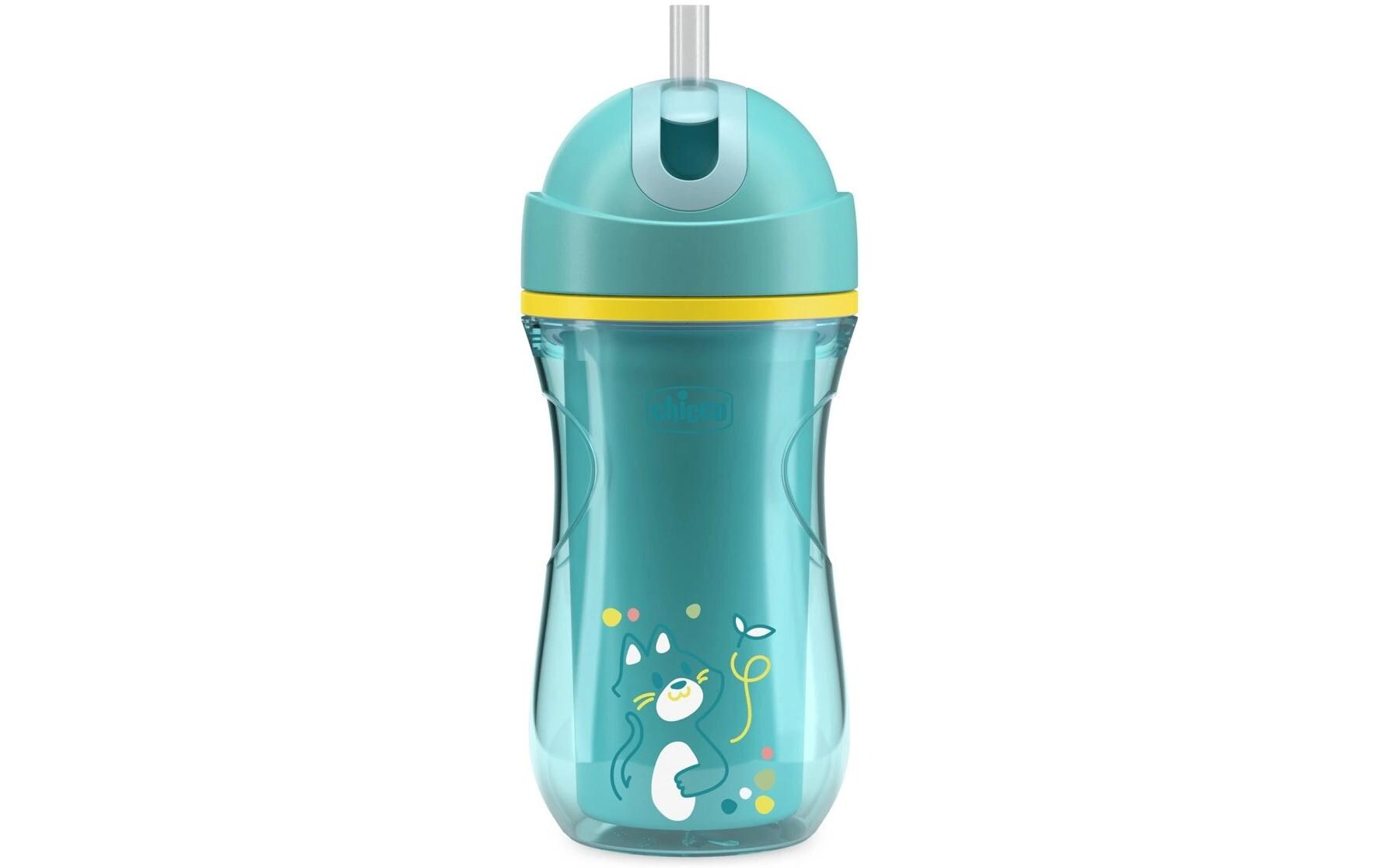 Kindertrinkbecher Sport Cup Blau, 14m+Babytrinkflasche