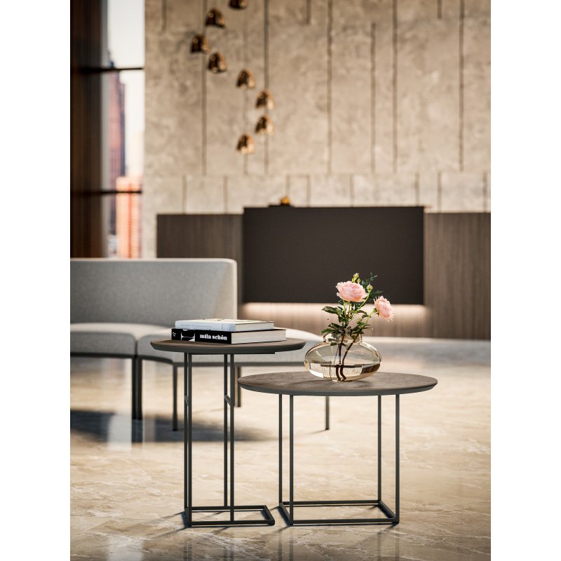 Table basse ronde MILAN Ø 59 cm