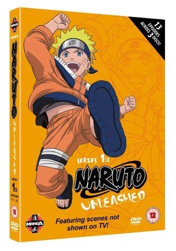 Naruto Unleashed: Series 1 - Volume 2 DVD (2006) Cert 12 3 Discs Pre-Owned Region 2