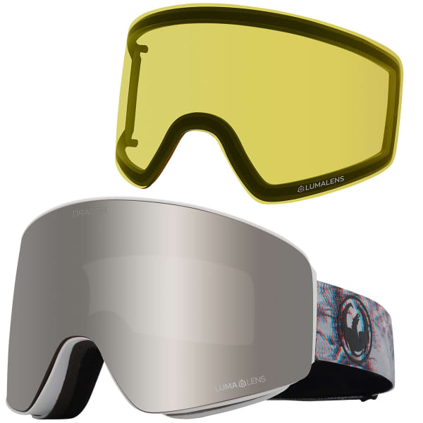 Masque de ski DRAGON PXV BONUS GRAY/BLUE/RED