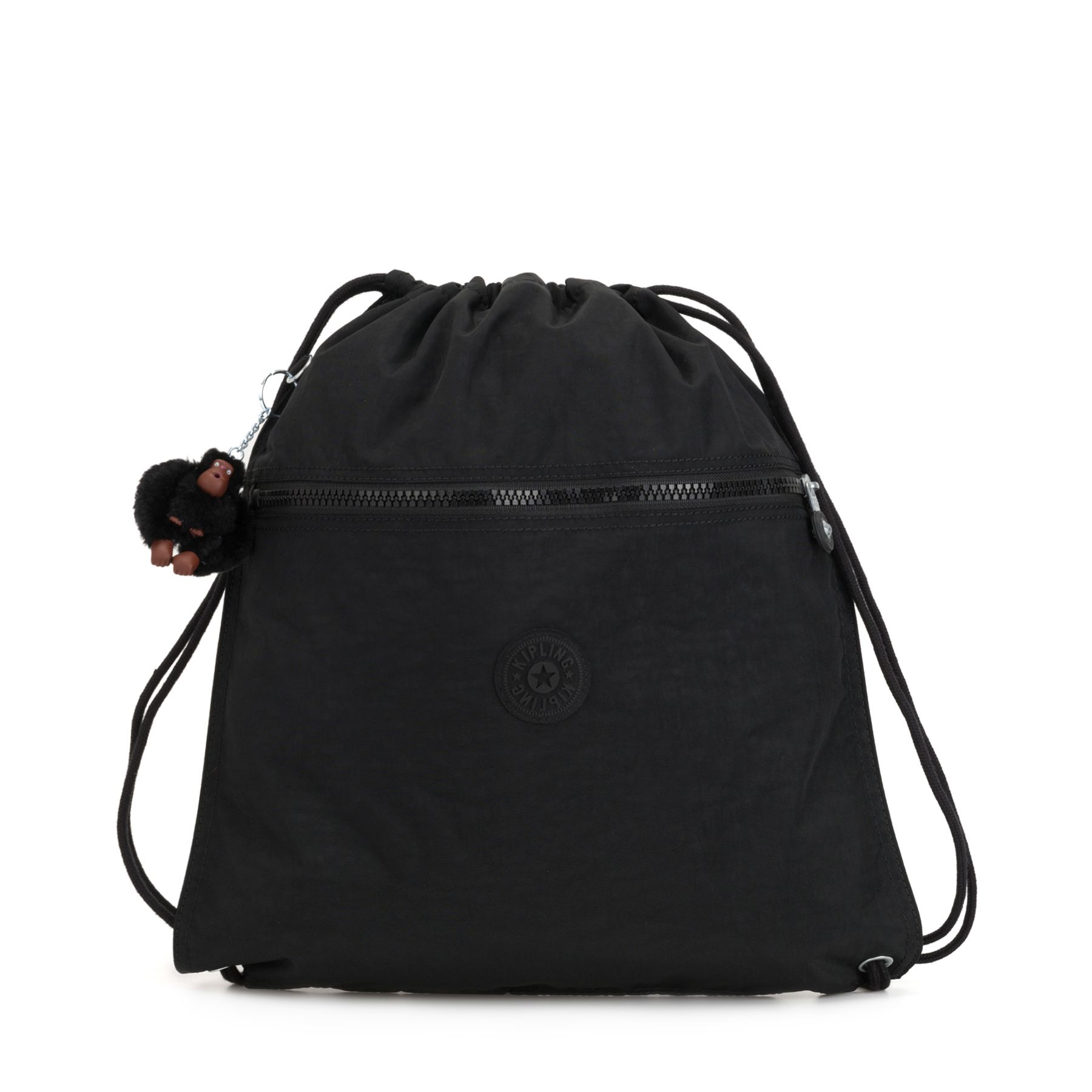 SUPERTABOO Sac moyen avec cordon de serrage - True Black
