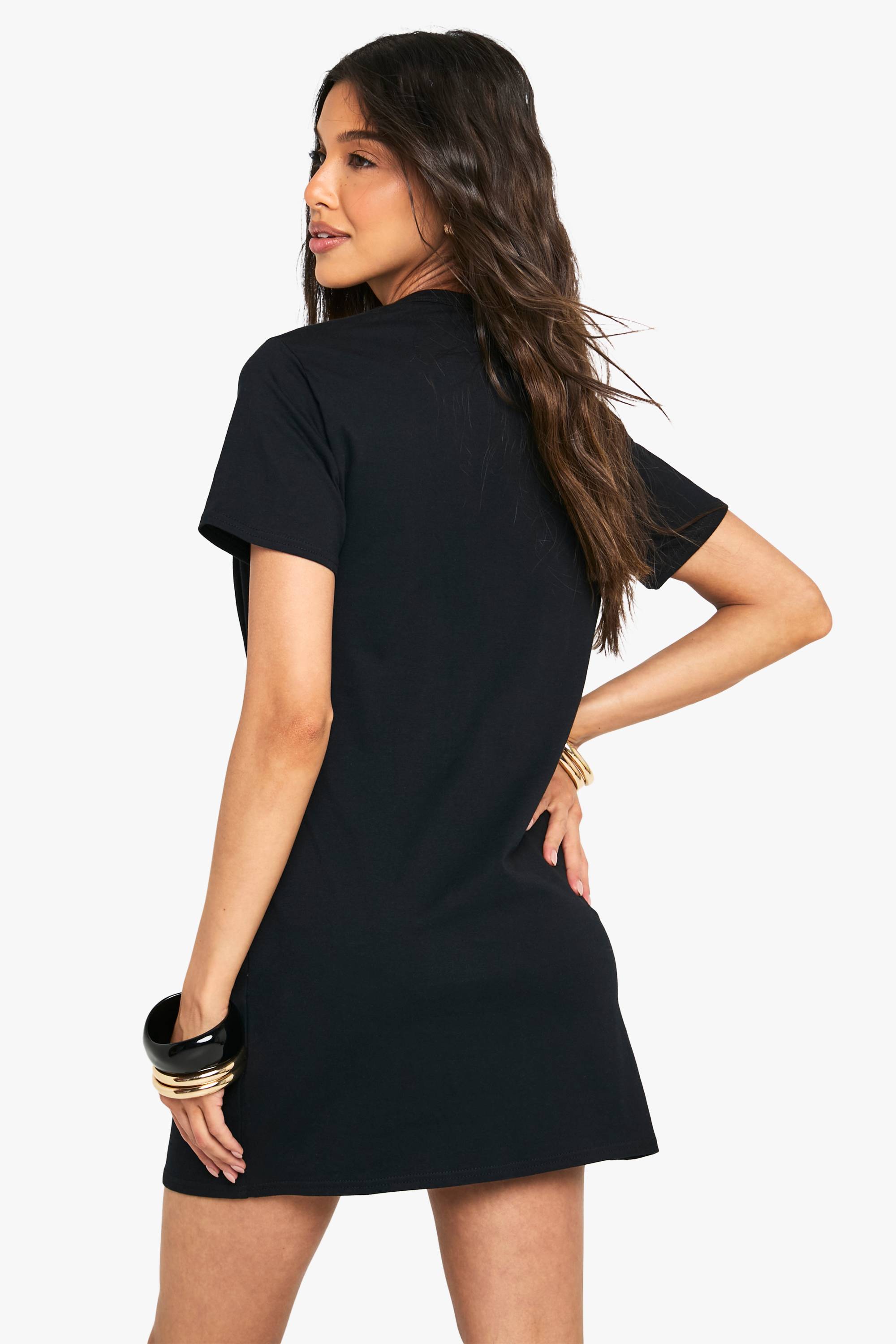 boohoo Robe T-shirt à détails