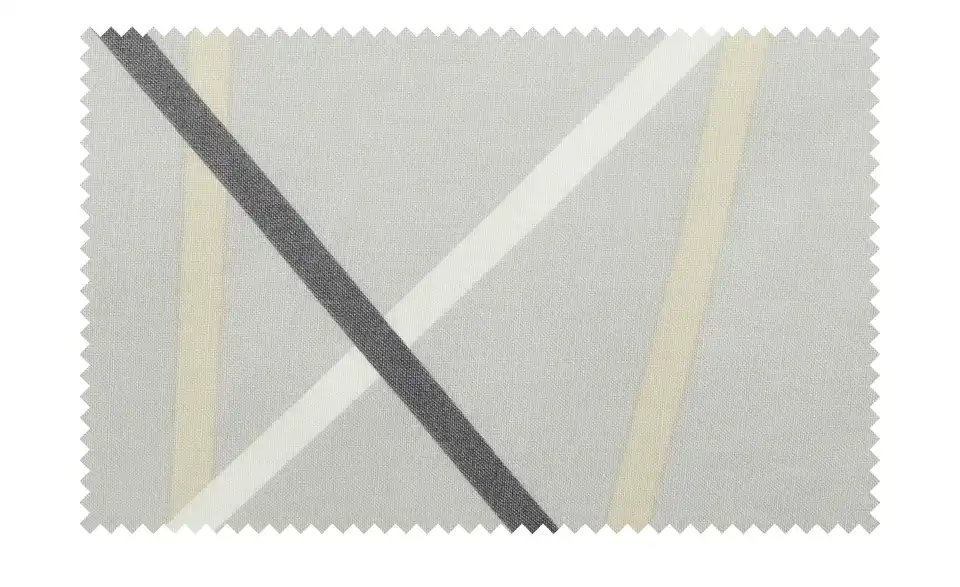 como Renforcé Wende-Bettwäsche Kreuz & Quer 135x200 cm Hellgrau
