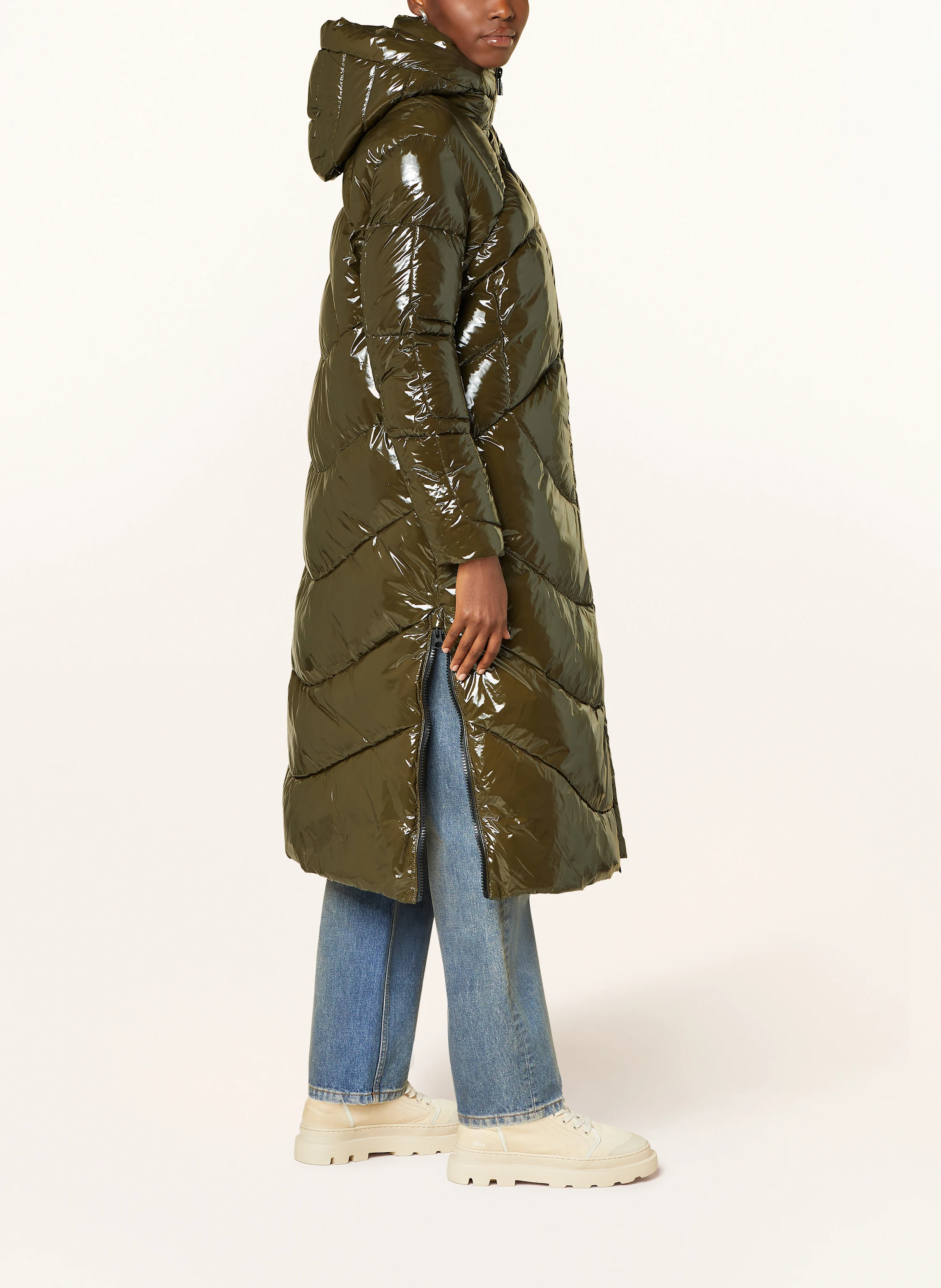Blauer Steppmantel KERNA