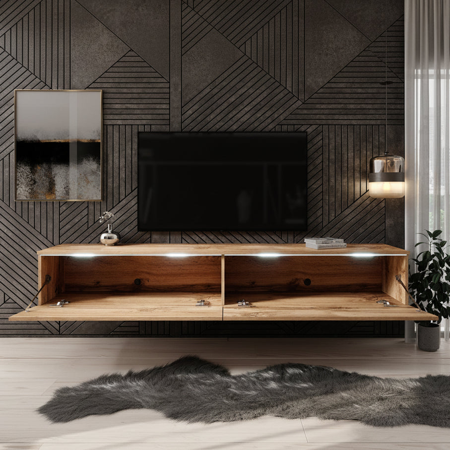 Dixon - TV-Meubel - Eiken - 180 cm