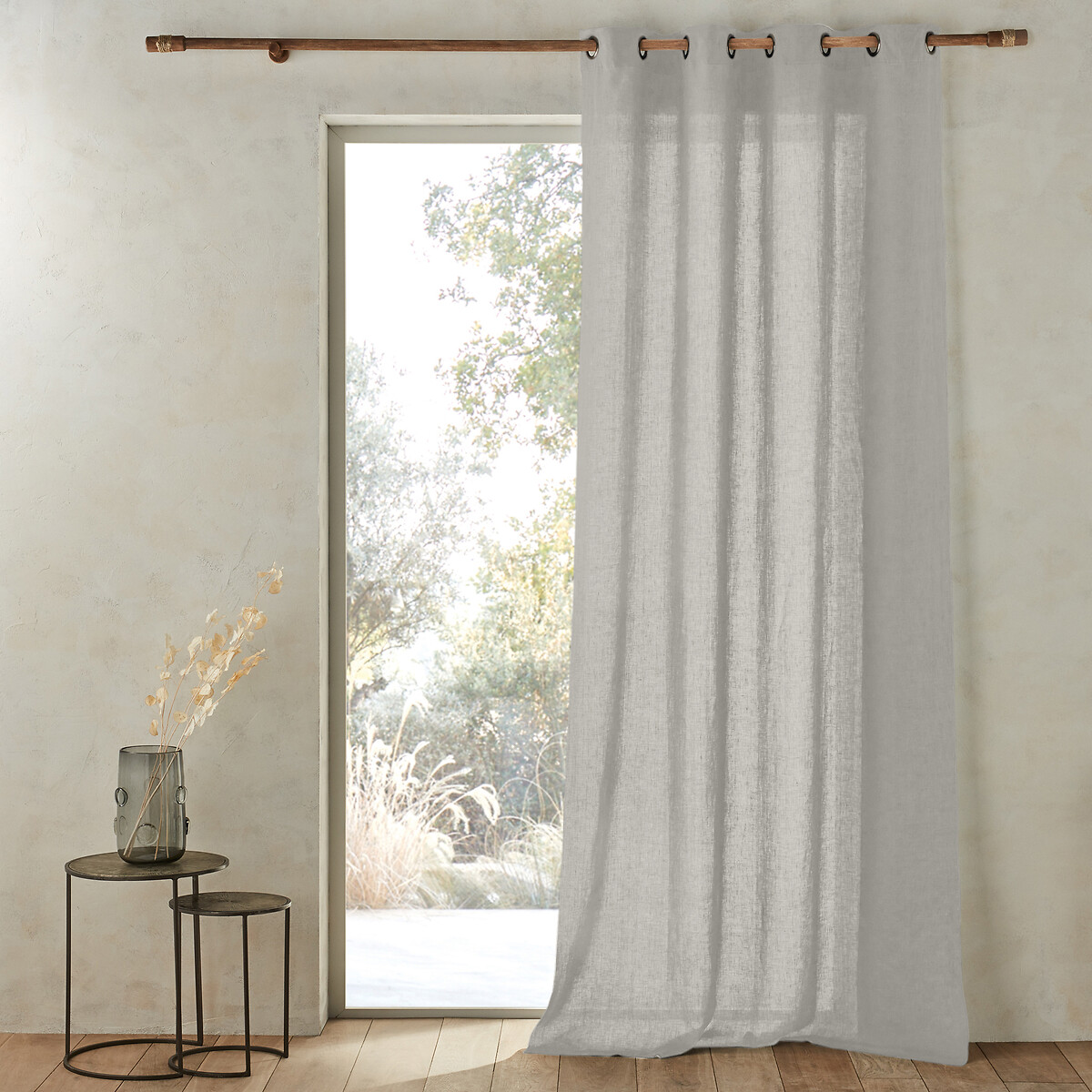 AM.PM<br>Cortina em linho lavado, estilo romano