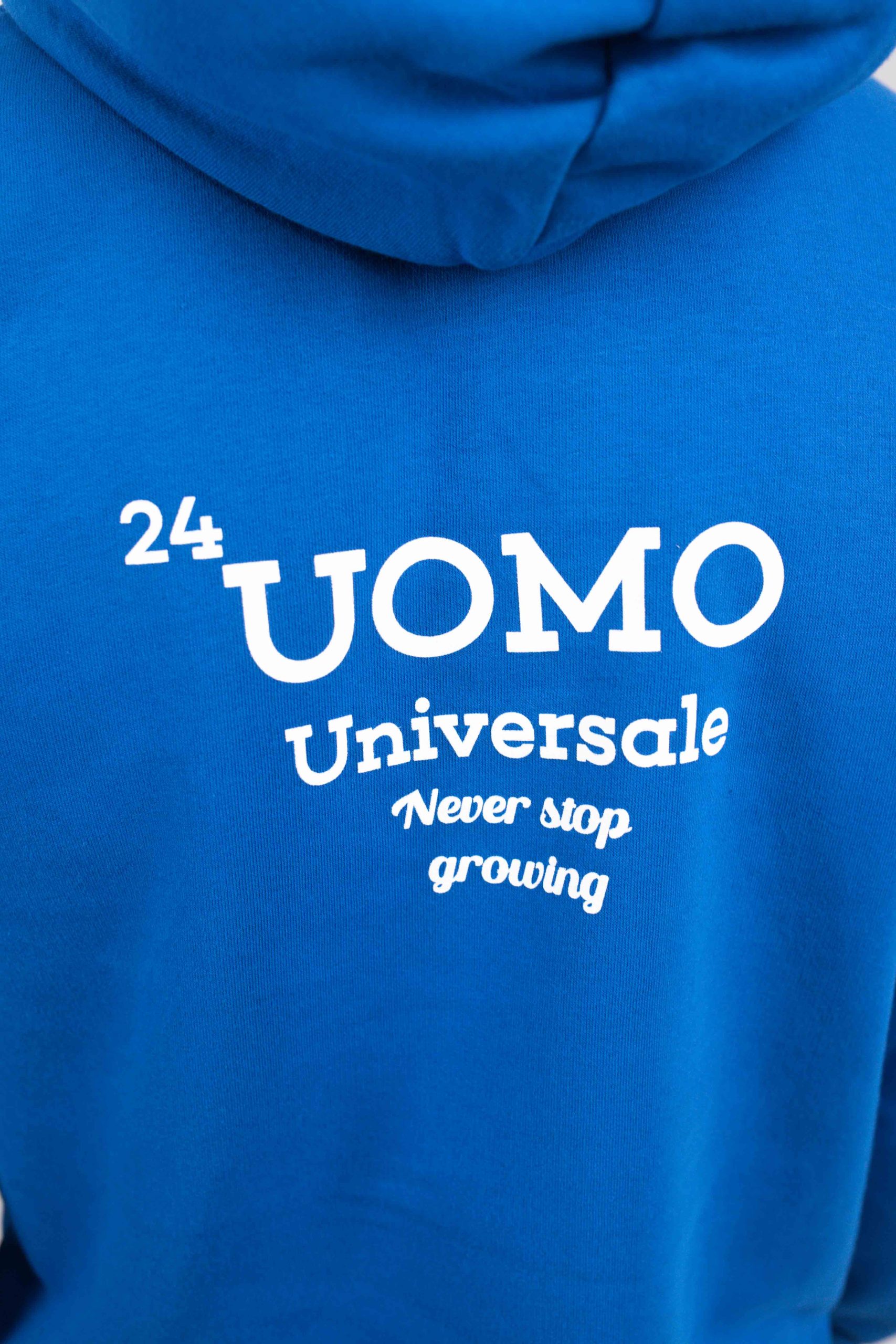 24 Uomo Universale Hoodie Heren Kobalt Blauw