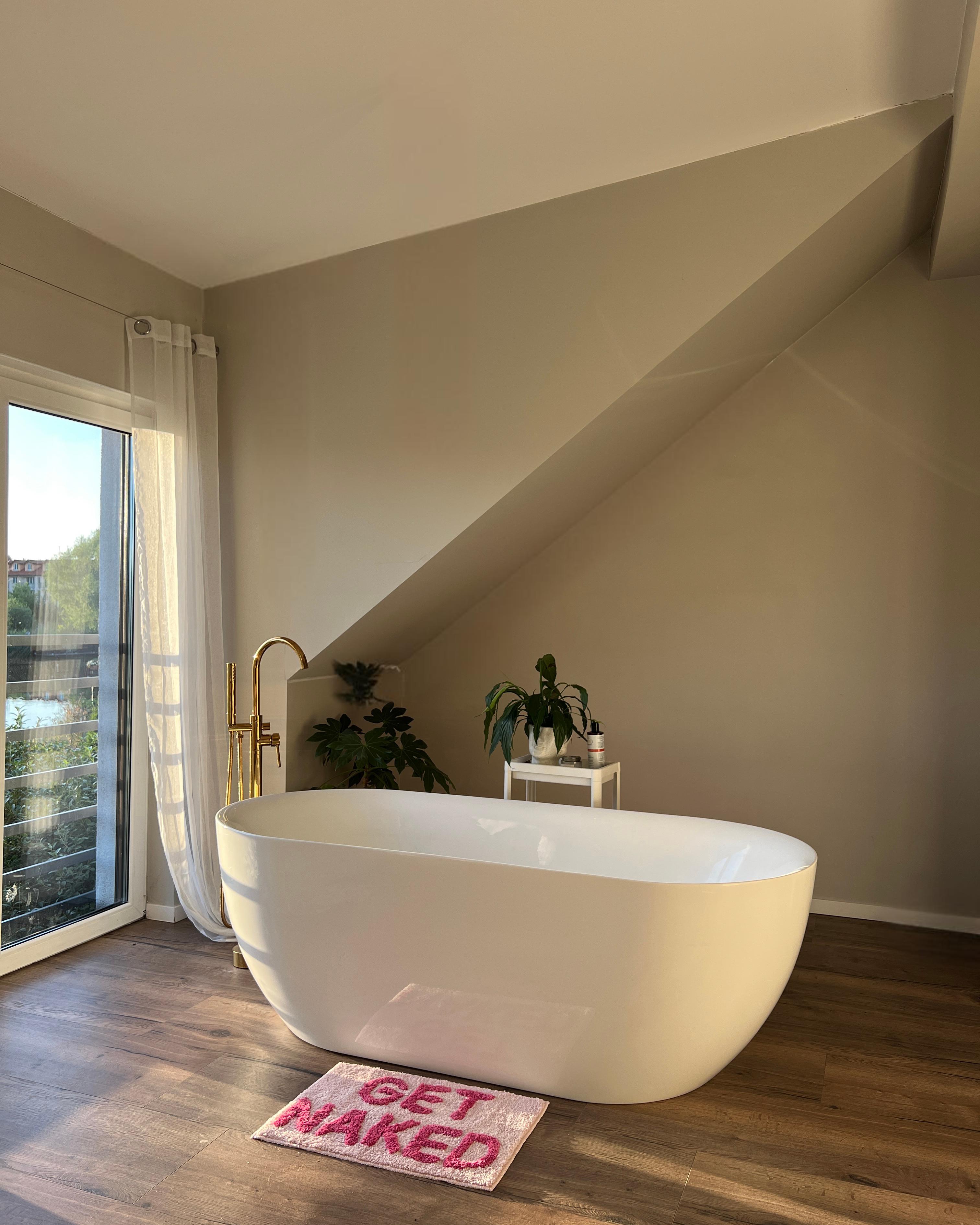 Vrijstaand bad CARRERA 180 x 80 cm Wit