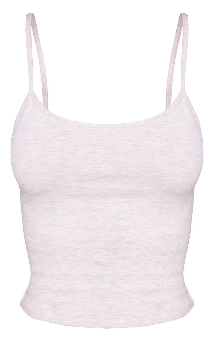 Gris Débardeur En Coton Doux