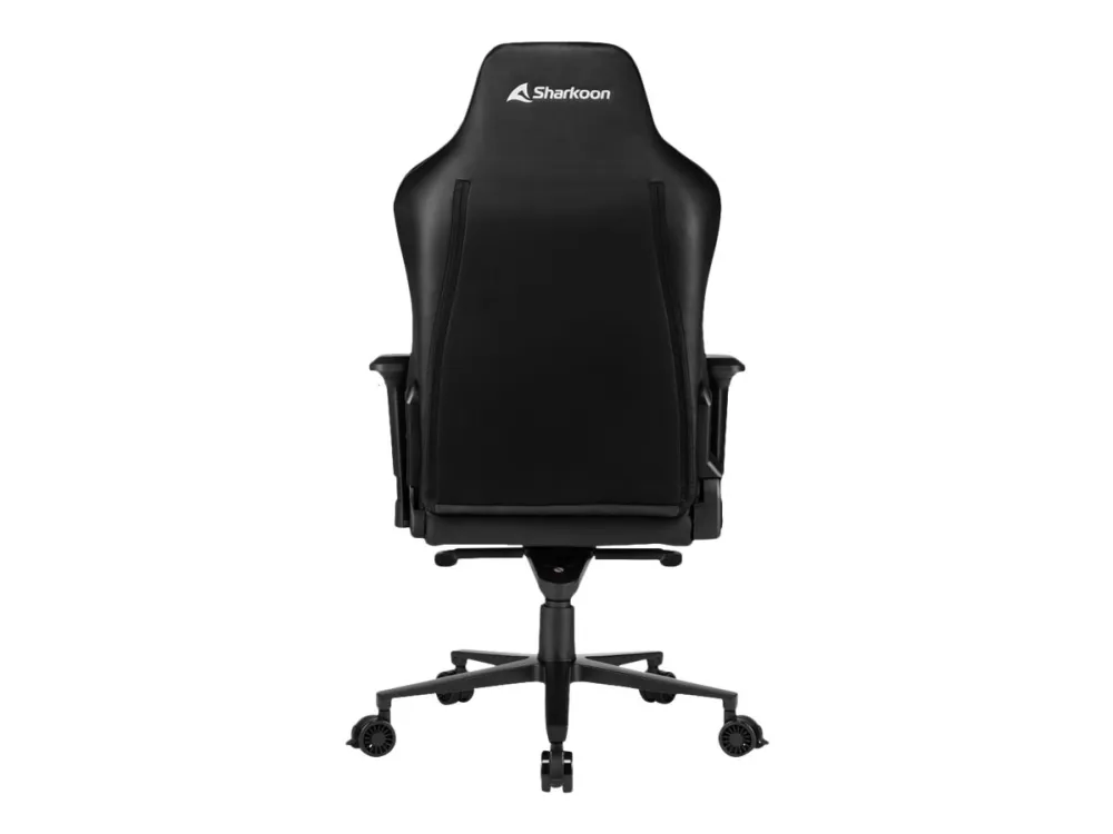 Sharkoon Skiller SGS40 - Stol - høj ryg - armstøtter - T-formet - vippe - drejeled - aluminium, polyurethan, stål, højdensistets støbt skum - sort