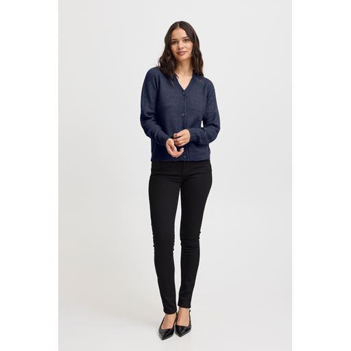 Fransa Ellis Cardigan, Vintage Indigo Melange, M
