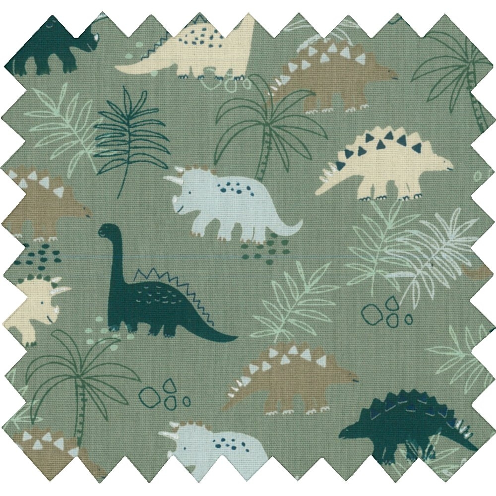 Coupon Tissu 1 M Jurassic Dino