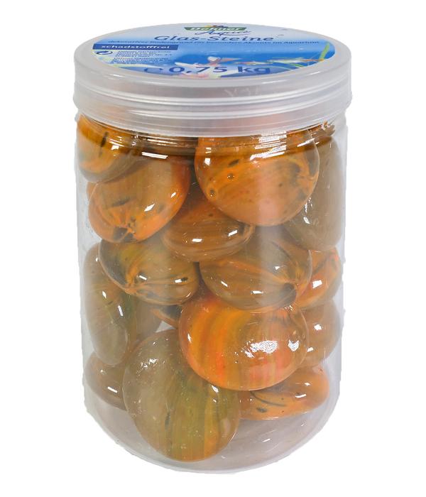 Dehner Aqua Aquariumdeko Glas-Steine, 750 g