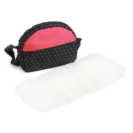 Bayer Chic Puppen-Wickeltasche, Dots Koralle
