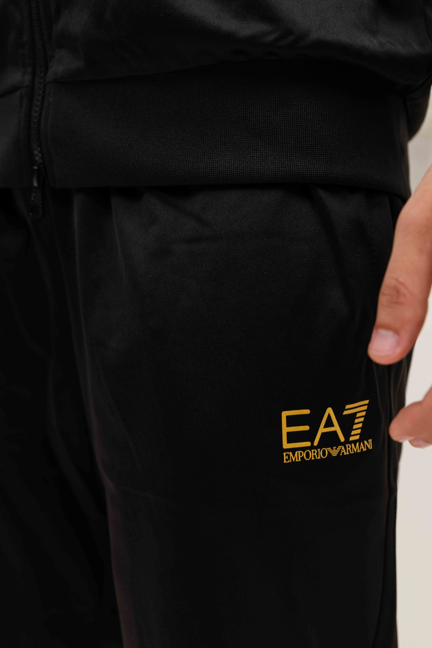 EA7 Emporio Armani 8NPV65 Trainingspak Heren Zwart/Goud