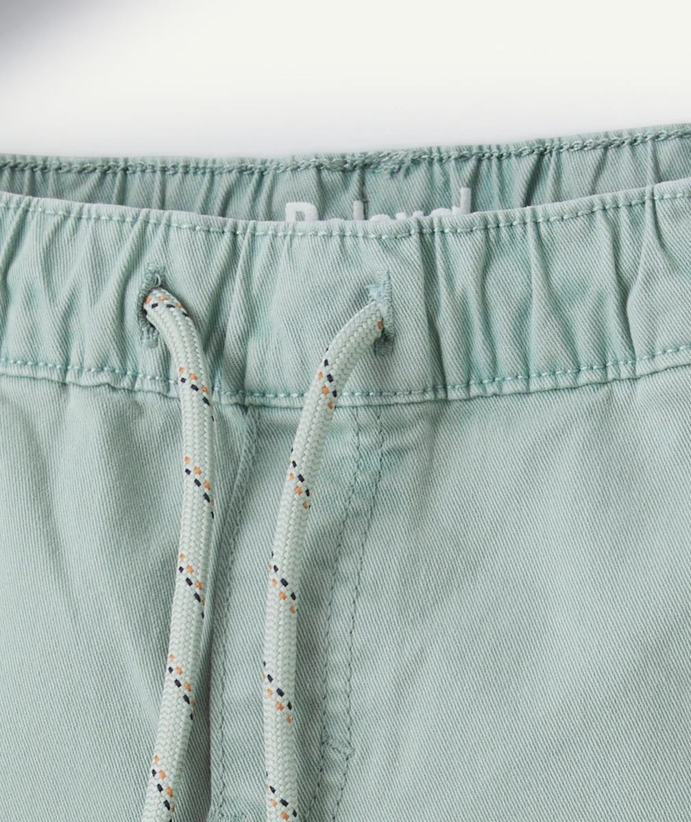 PANTALON SLIM GARÇON COUPE RELAX EN COTON BIOLOGIQUE VERT