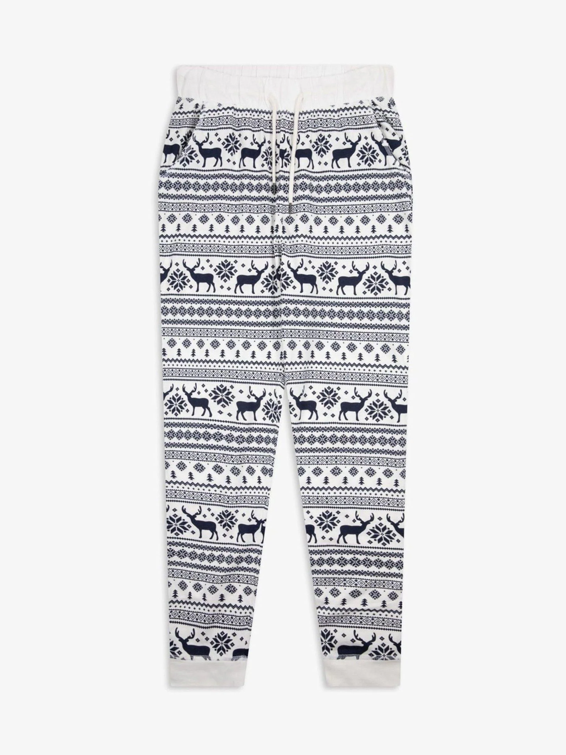 Crème - The Little Tailor kerstpyjama met rendier