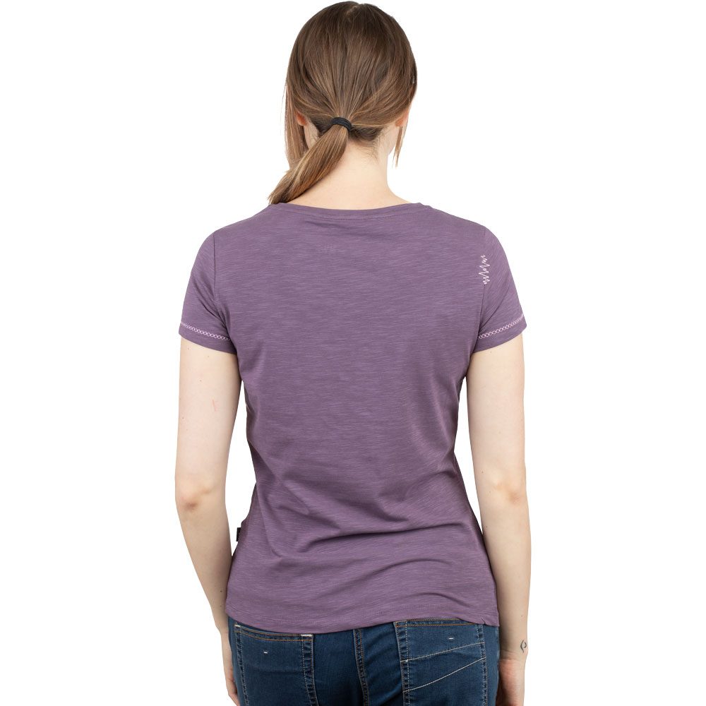 Chillaz Gandia Happy Alpaca T-Shirt Damen dark violet
