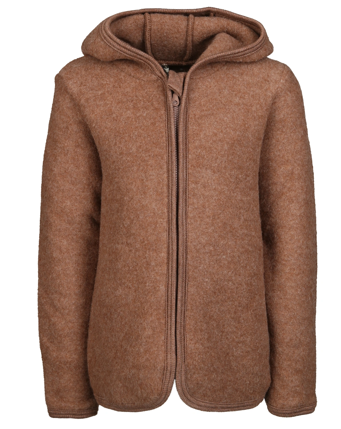Wollfleece-Jacke JACKIE in caramel cafe
