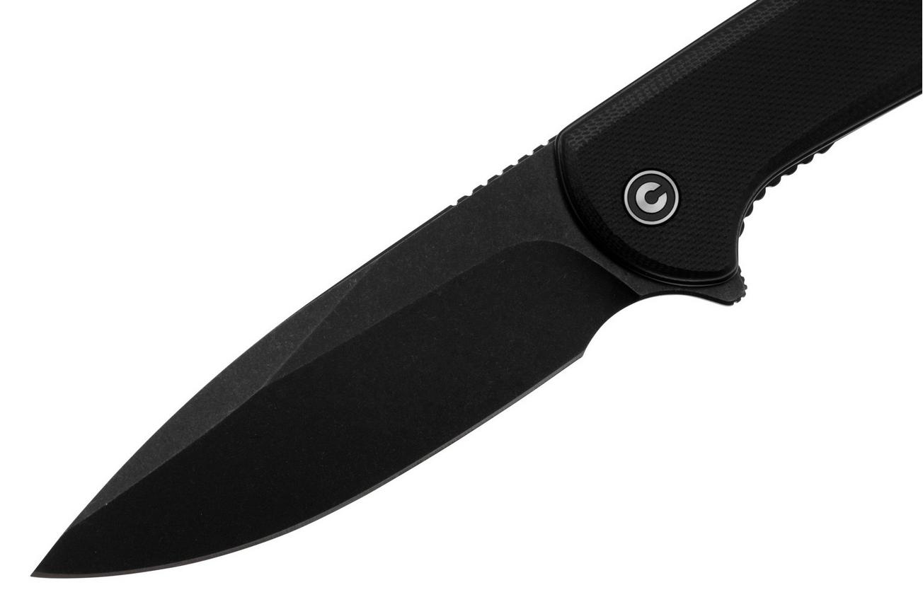 Civivi Primitrox C23005A-2 Blackwashed Nitro-V, Black G10 zakmes