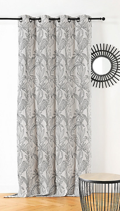 Rideau Kerala blanc Linder l.145 x H.260 cm