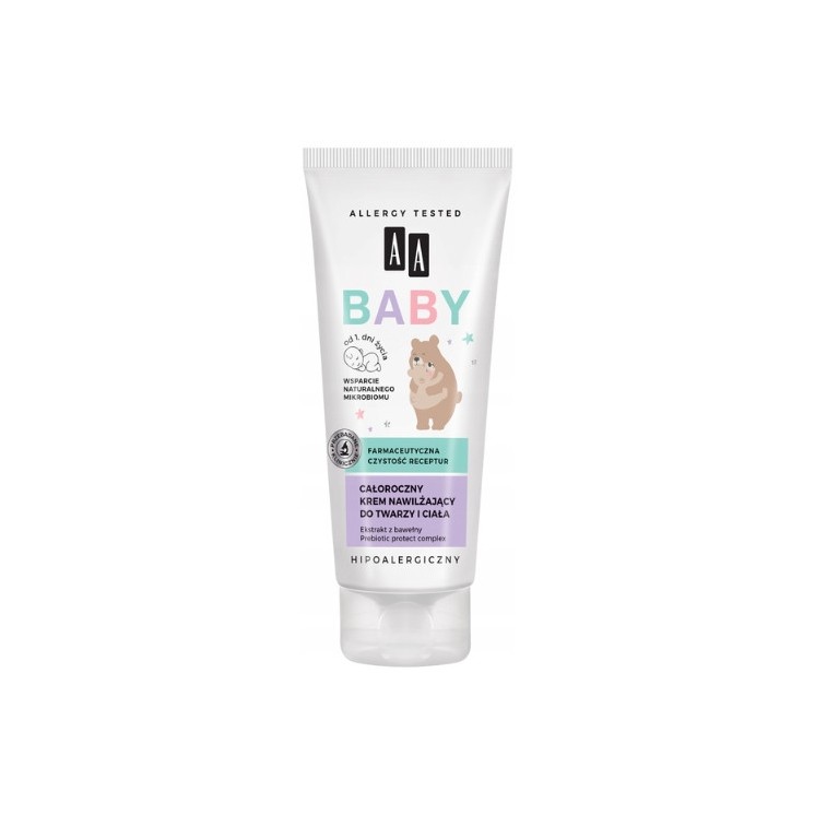 AA Baby all-year Hydraterende gezichts- en lichaamscrème 75 ml