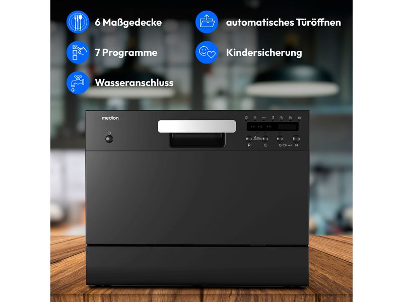 Medion Tischgeschirrspüler MD 37496 Geschirrspüler