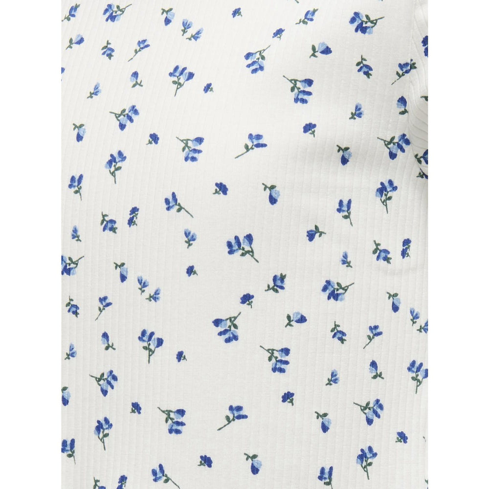 Køb kids ONLY Mazarine Blue White Background Bella Life Kort AOP T-Shirt Noos