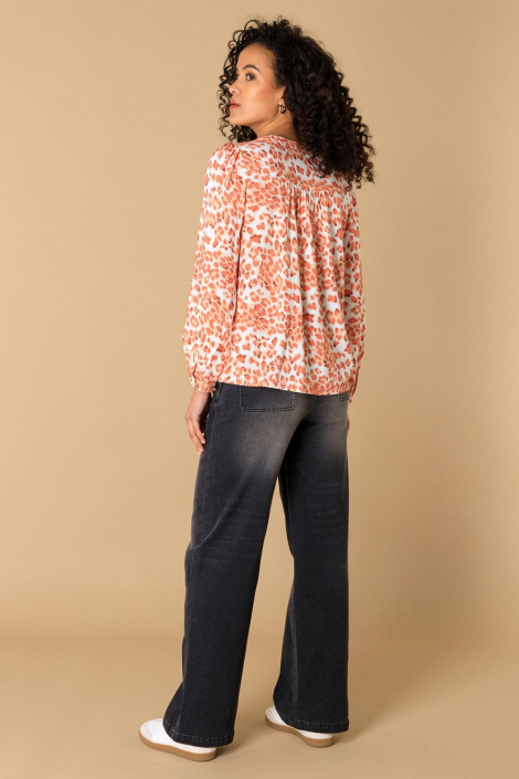 Ivy Beau roze dames blouse