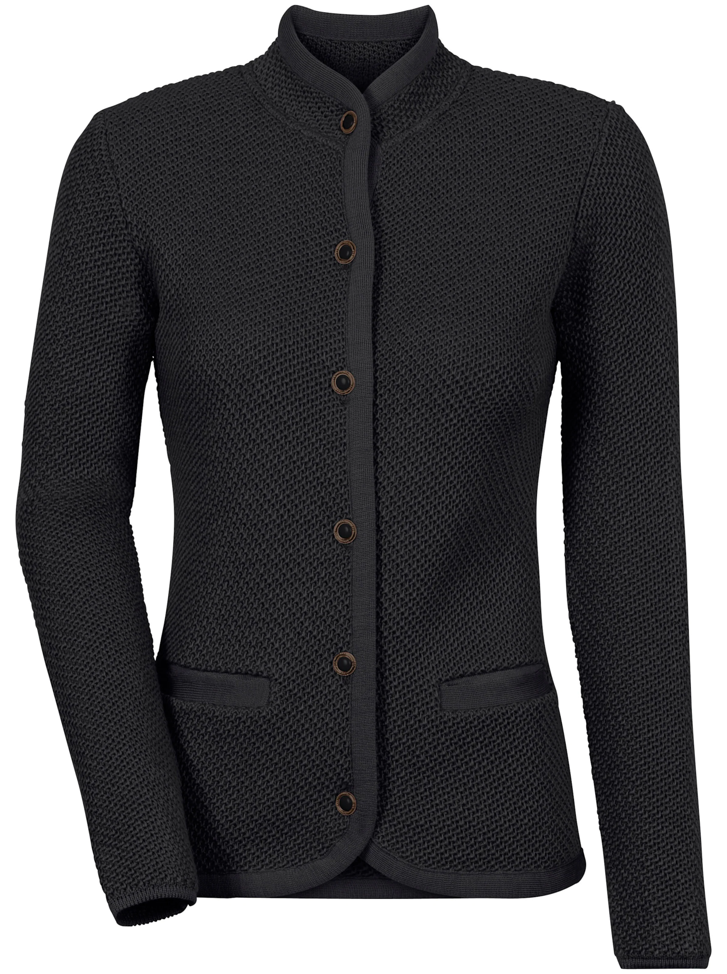 Strickjacke in schwarz