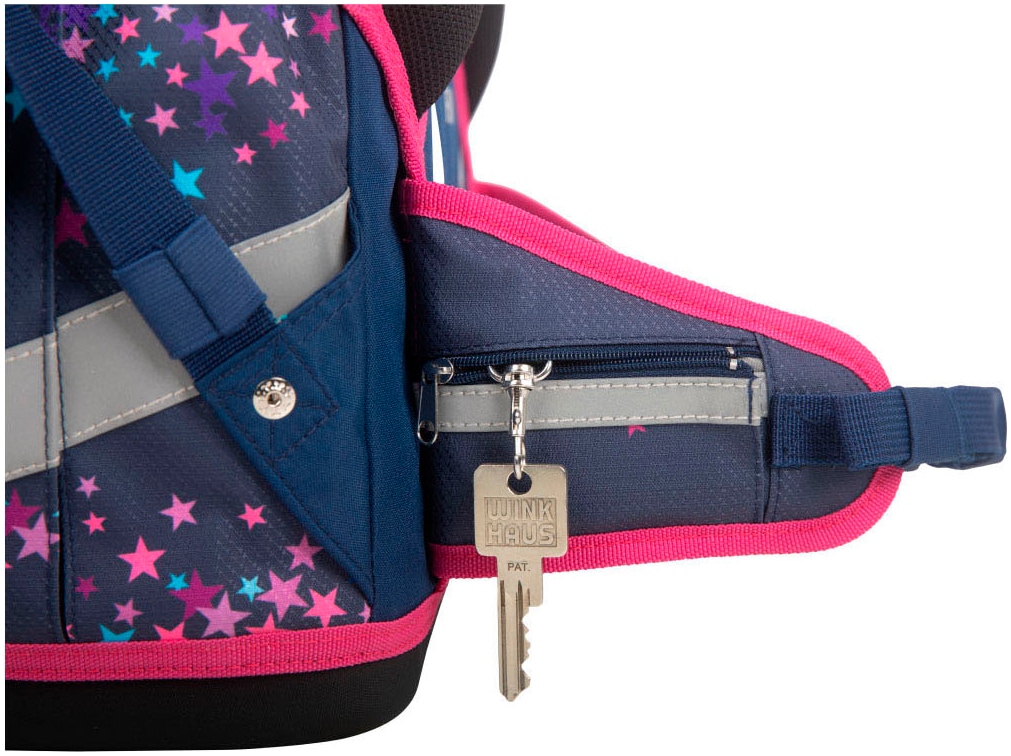 SCHOOL-MOOD® Schulranzen »Timeless Pro« retroreflektierende Flächen