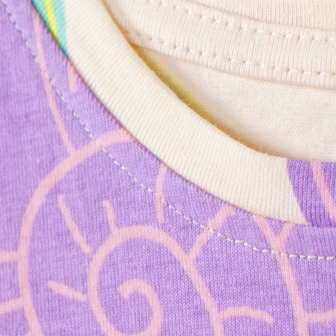 Topolino Mädchen T-Shirt mit bunten Muscheln creme
