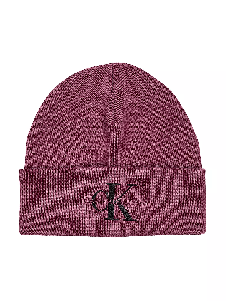 CALVIN KLEIN JEANS Mütze - Haube   beere