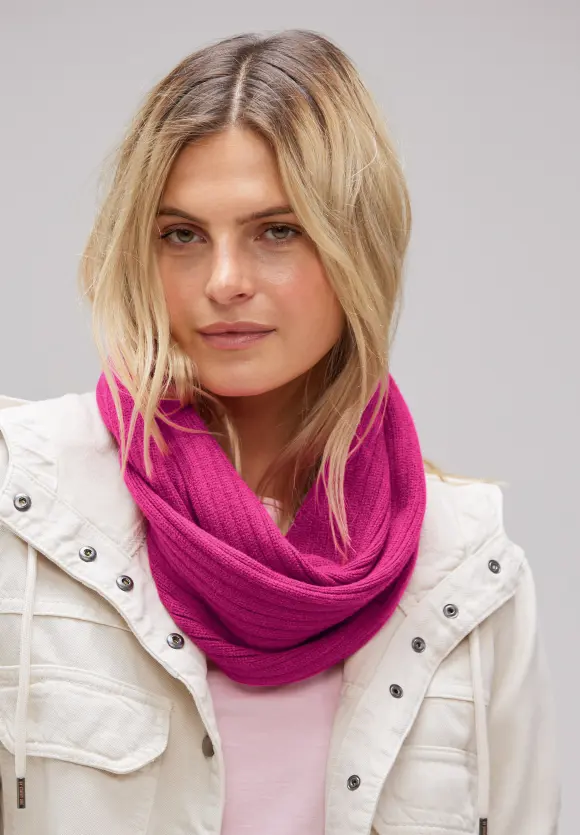Loop in Unifarbe - peony pink
