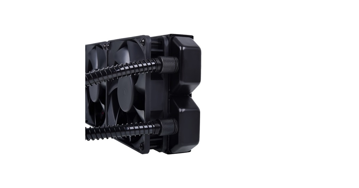 AlphacoolEisbaer 360 CPU waterkoeling  (Zwart, 4-pins PWM fan-connector)
