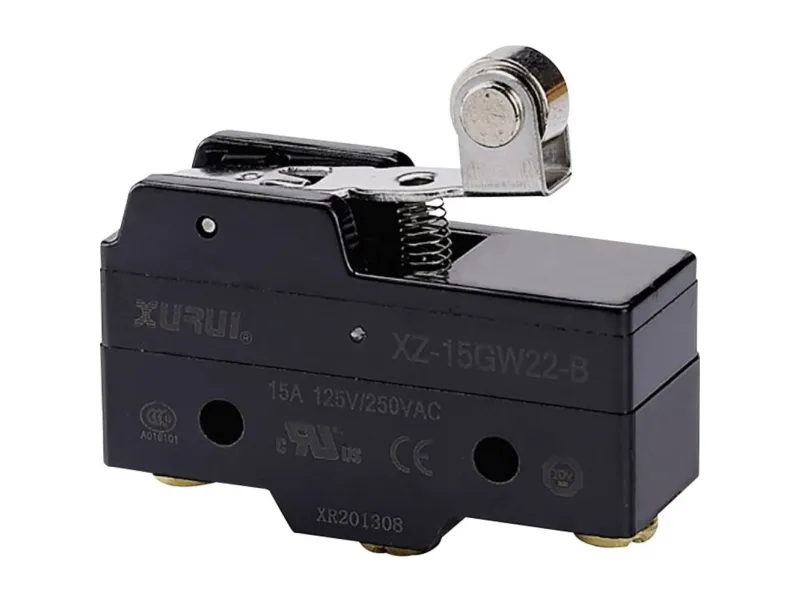 Mikrokontakt 250 V/AC 15 A 1 x On/(On) XZ-15GW22-B tryktast 1 stk.