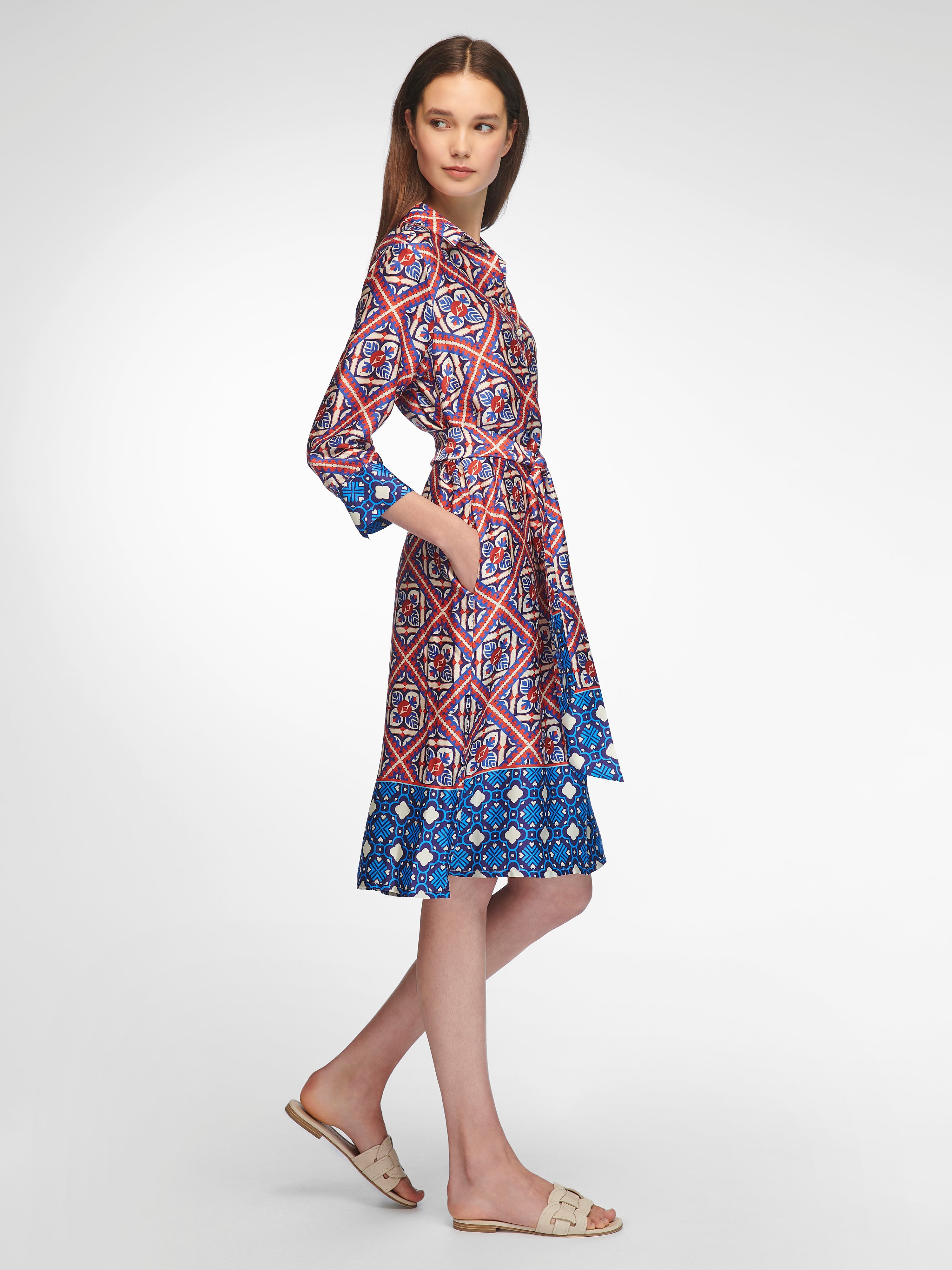 Kleid mit 3/4-Arm