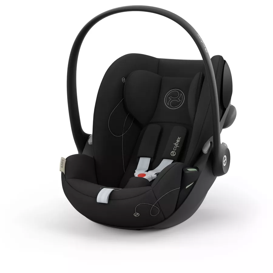 cybex GOLD Babyschale Cloud G i-Size Moon Black mit Basisstation Base G