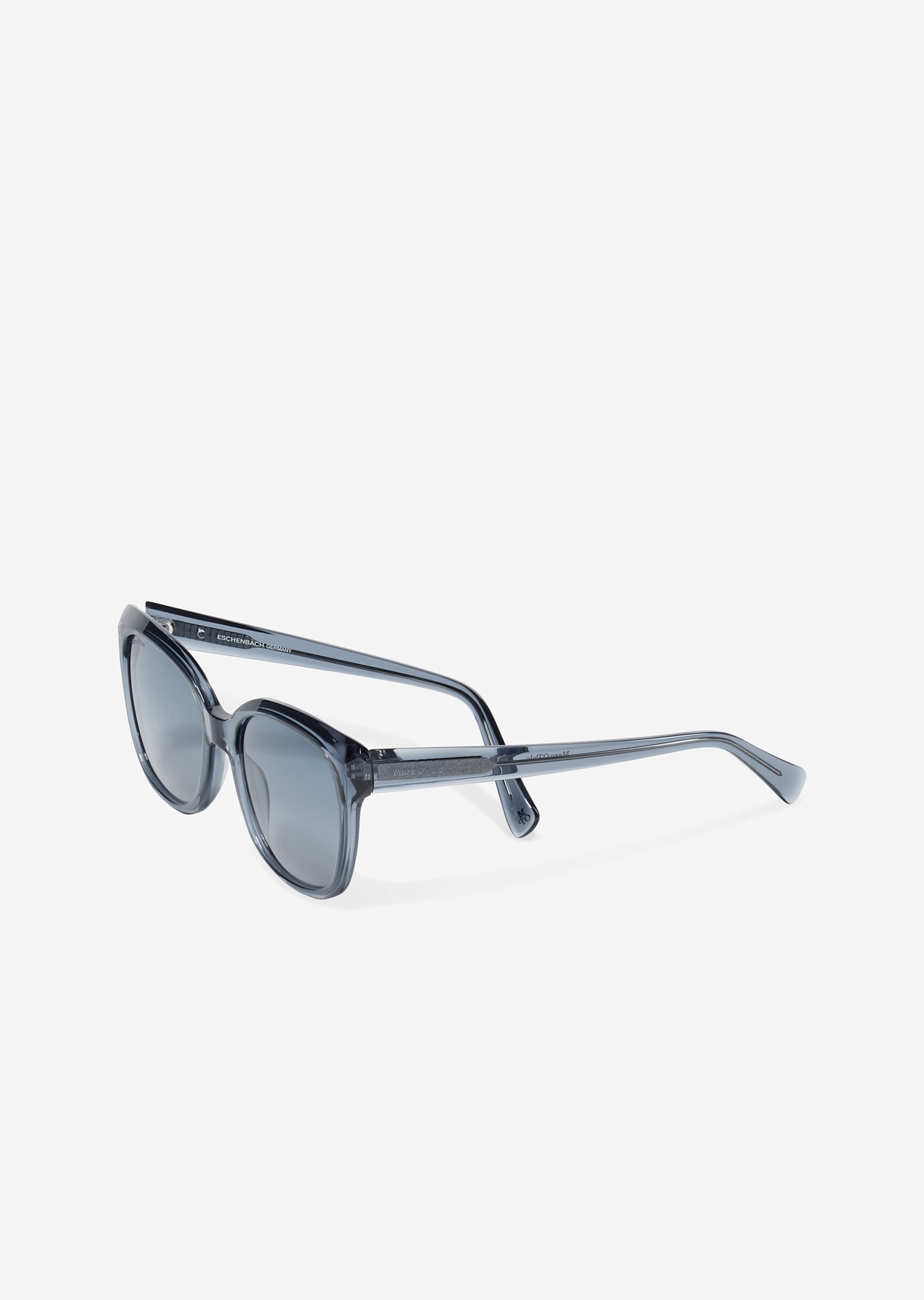 Unisex-Sonnenbrille mit breitem Bio-Acetat-Rahmen