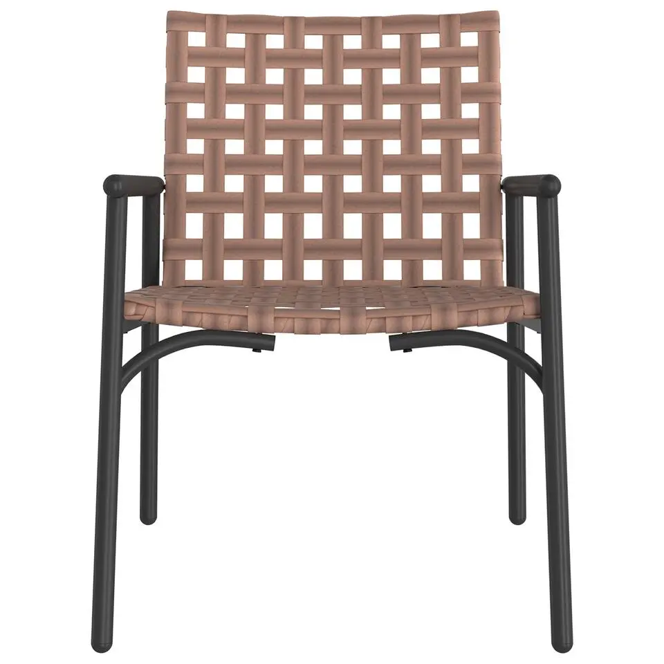 vidaXL - Tuinstoelen - Zwart - Poly Rattan - 2 stuks - 79x56x73,5 cm